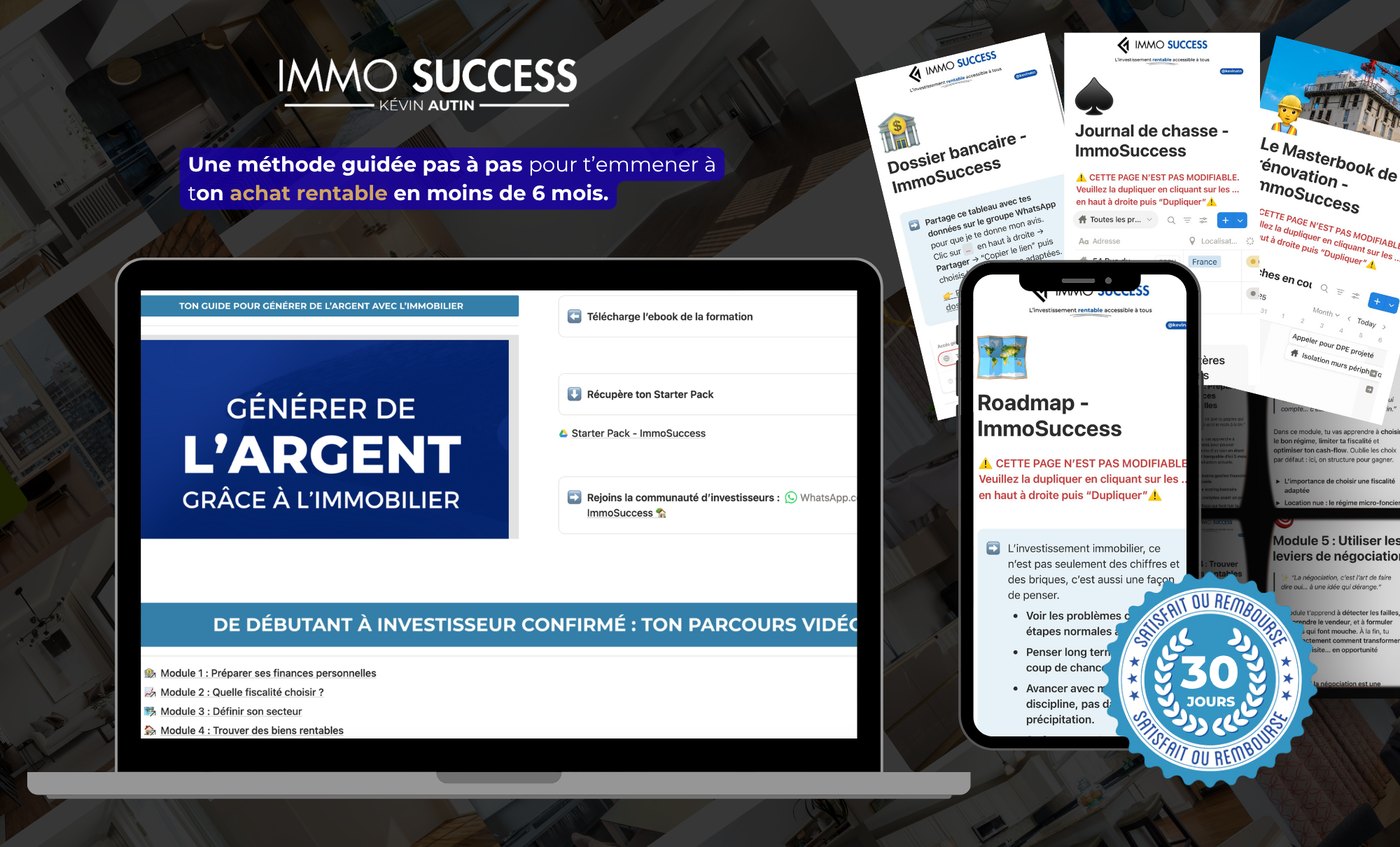 Espace de formation ImmoSuccess