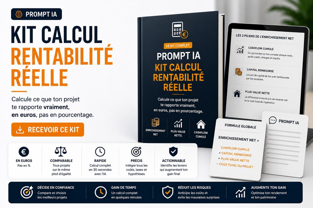 Kit calcul rentabilité réelle